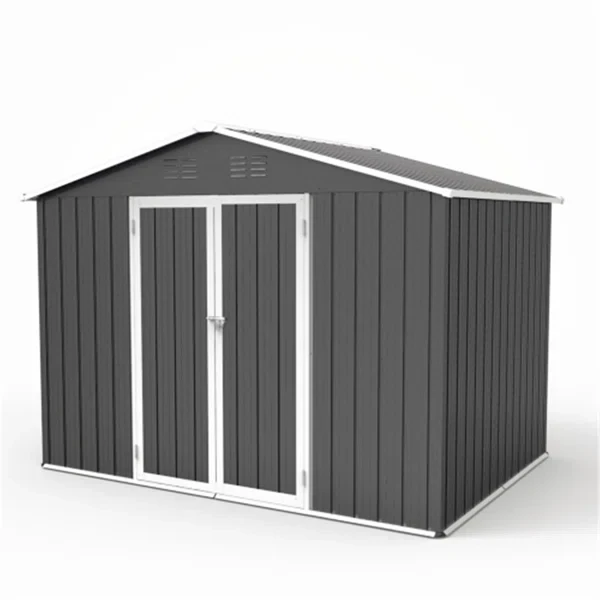 8 ft. W x 6 ft. D Metal Storage Shed