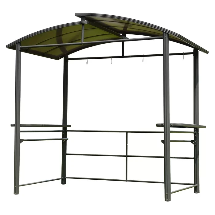 8 Ft. W x 5 Ft. D Aluminum Grill Gazebo