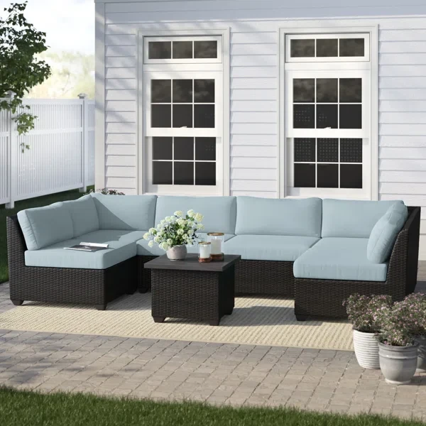 Anastase 6 - Person Outdoor Seating Group with Cushions