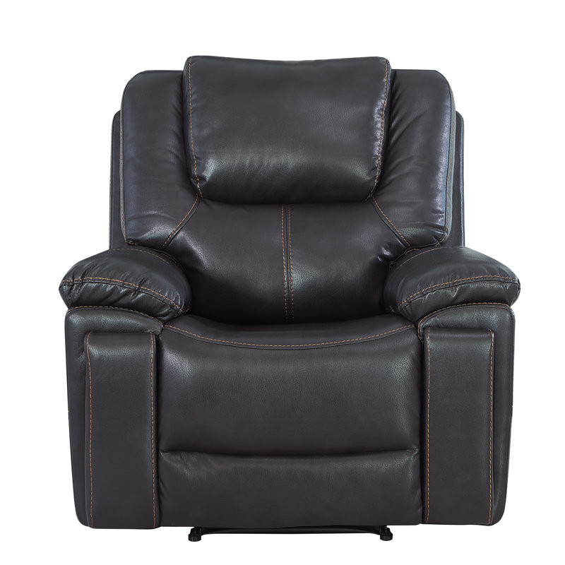 5108 CH Faux Leather Home Theater Seat with Cup Holder