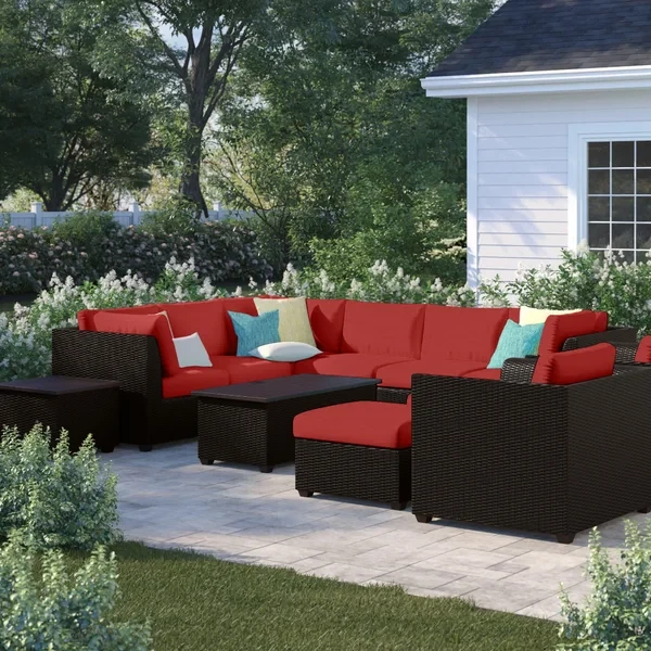 Anastase 8 - Person Outdoor Seating Group with Cushions