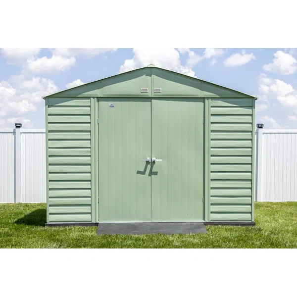 10 ft. W x 12 ft. D Metal Storage Shed