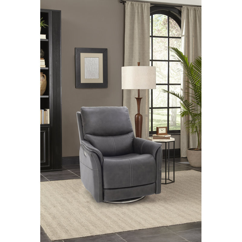 Javarrius Upholstered Power Reclining Home Theater Seat