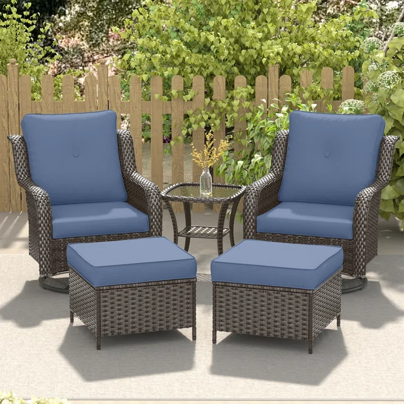 Ashantie 2 - Person Outdoor Seating Group with Cushions