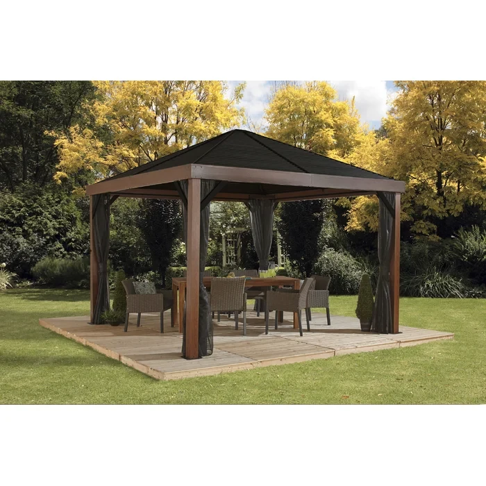 Valencia 12 Ft. W x 12 Ft. D Metal Patio Gazebo