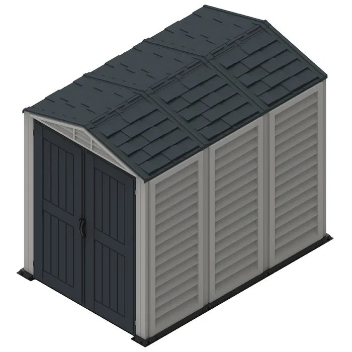 Yardmate Plus 5 ft. 7 in. W x 8 ft. D Plastic Traditional Storage Shed