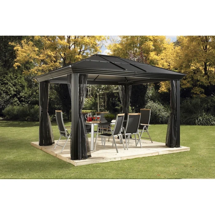 10 Ft. W x 12 Ft. D Aluminum Patio Gazebo