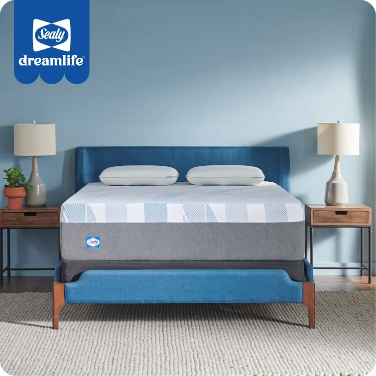 72'' W X 84'' L Sealy Dreamlife 14” Hybrid Mattress-in-a-Box