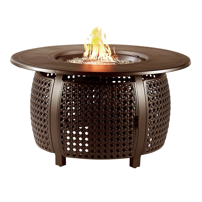 Esma Aluminum Propane Fire Pit Table