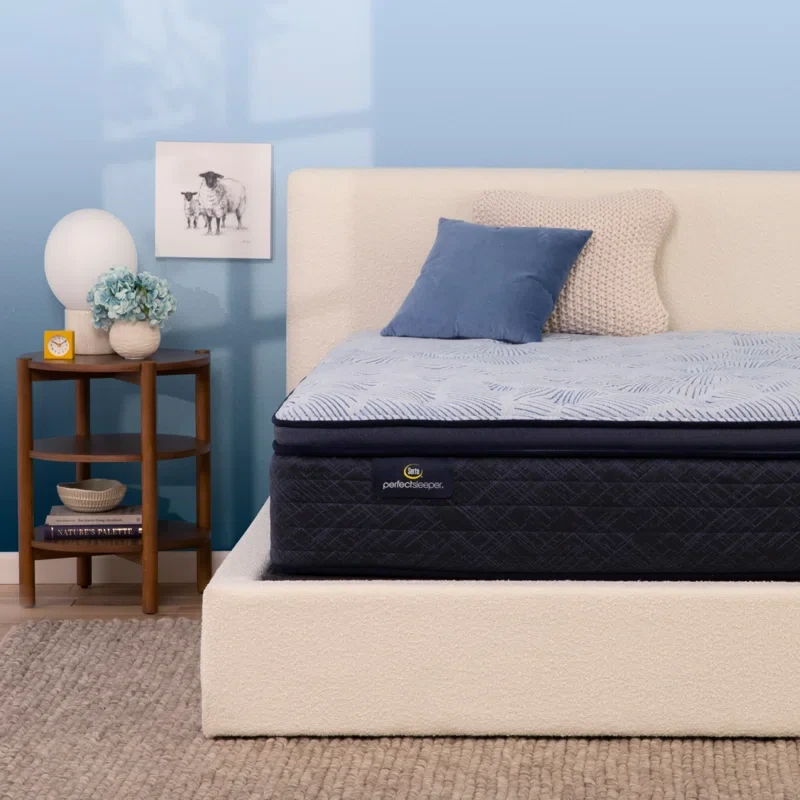 Serta Perfect Sleeper Nurture Night 14.5" Plush Pillow Queen Size Mattress