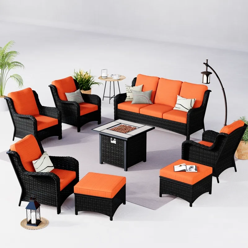 7 - Person Seating Group with Cushions