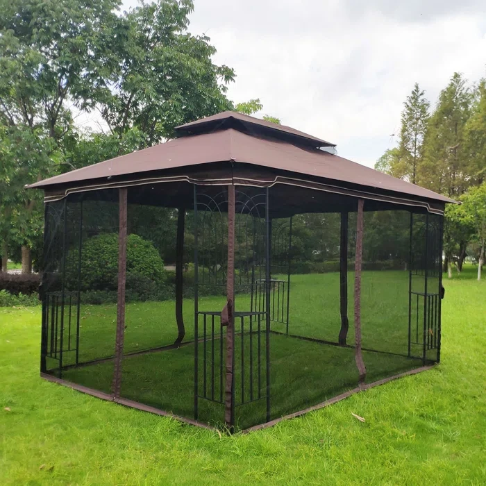 13 Ft. W x 10 Ft. D Metal Patio Gazebo