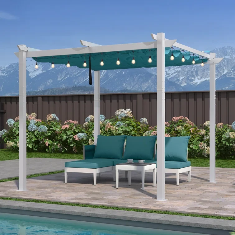 10 Ft. W x 10 Ft. D Aluminum Pergola