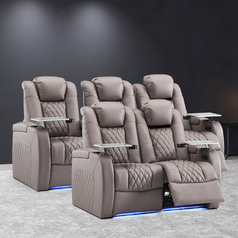 Home Theater Seating Movie Theater Seating Recliner Sofa Set of 5