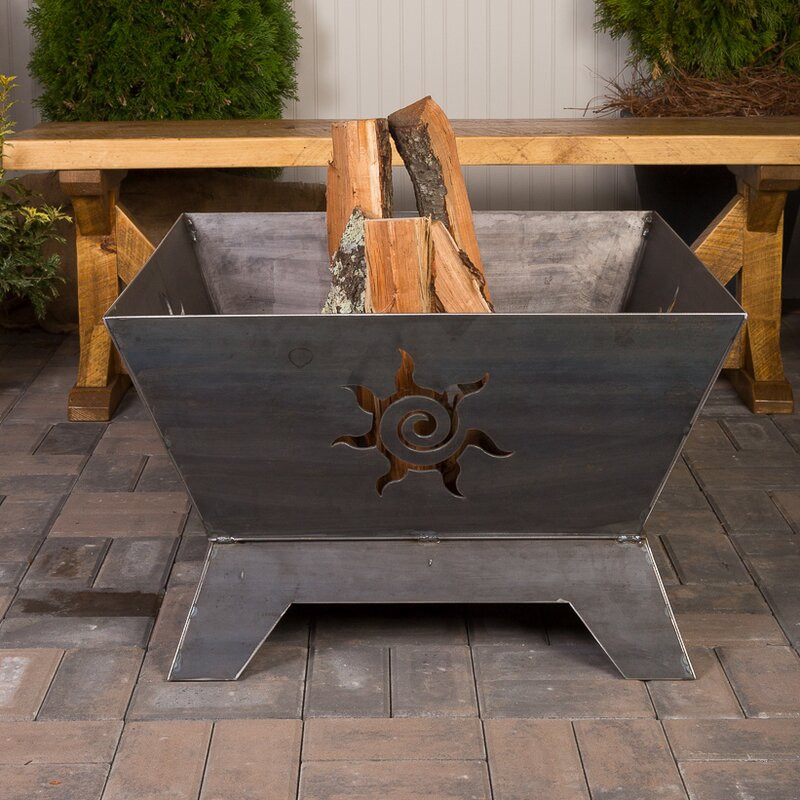 Easterbrooks Fire Mate 2 18" H x 28" W Steel Fire Pit