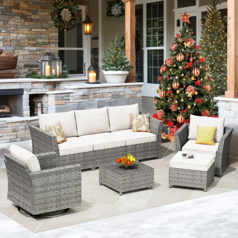 Outdoor Seating Group with Cushions