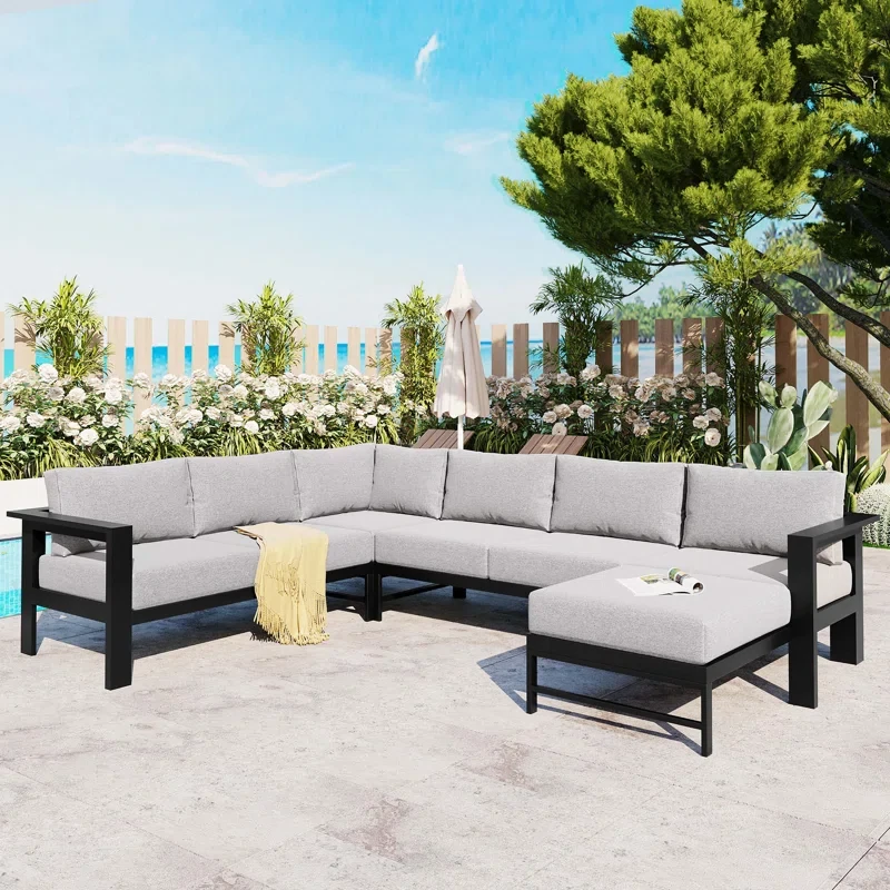 Sophal 6 - Person Outdoor Seating Group with Cushions