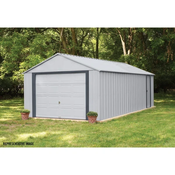 Murryhill 12 ft. W x 31 ft. D Metal Storage Shed