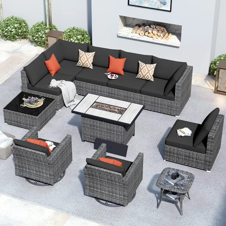 8 - Person Outdoor Seating Group with Cushions