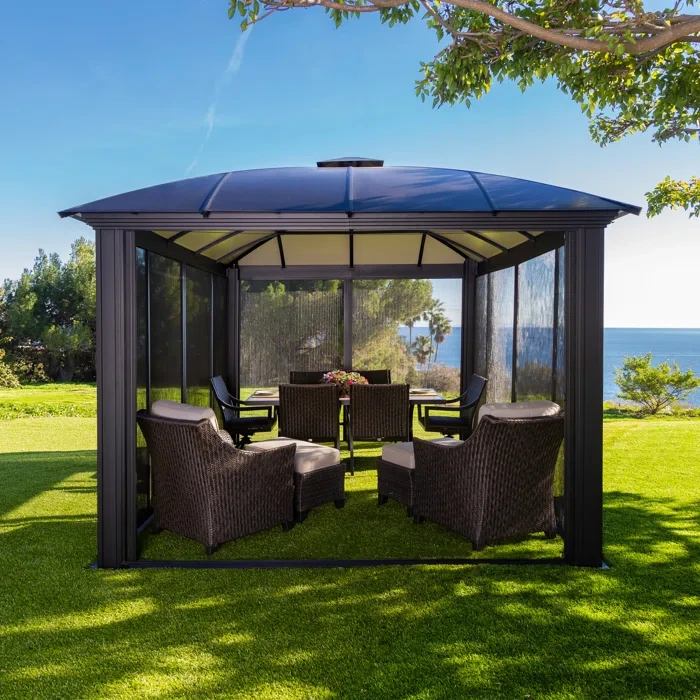 Siena Dome Roof Aluminum Patio Gazebo