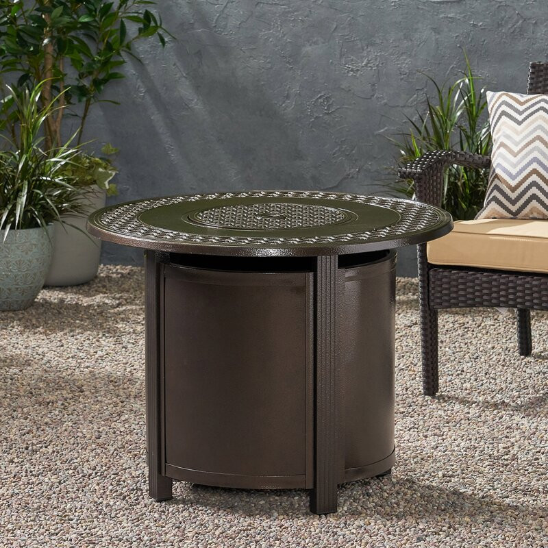 Jay Aluminum Propane Fire Pit Table