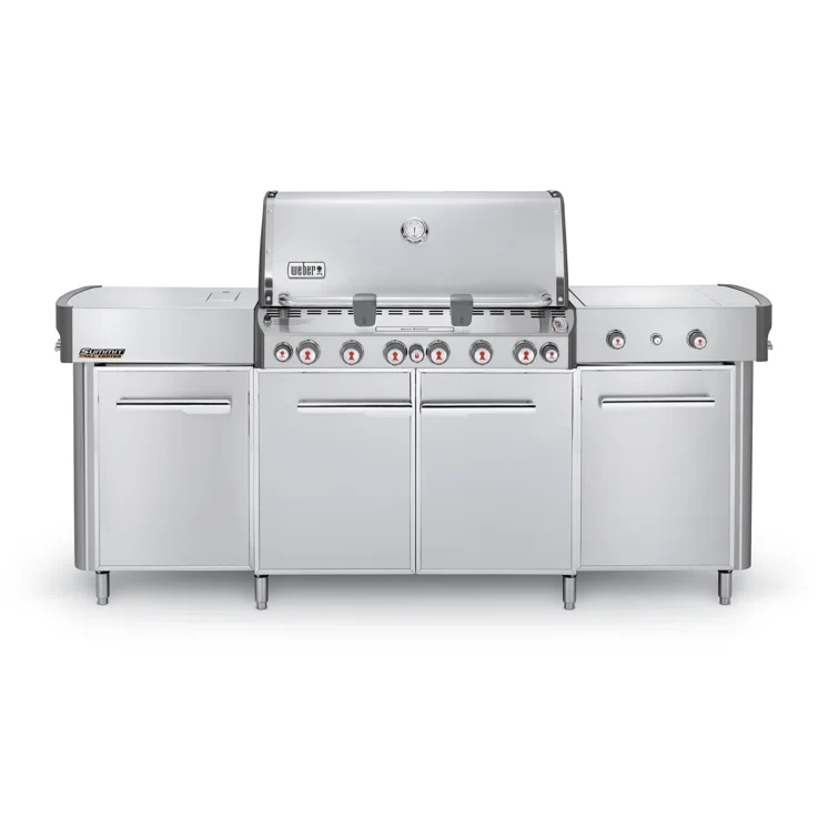 Weber Summit Grill Center Liquid Propane, Stainless Steel