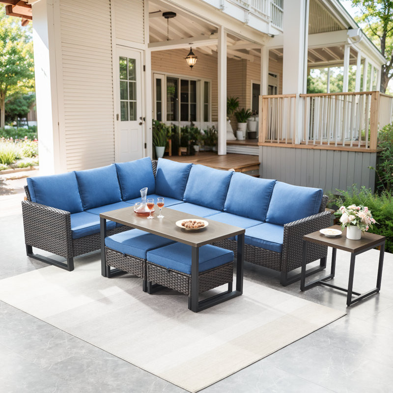 Valenta 6-Person Outdoor Seating Group with Cushion