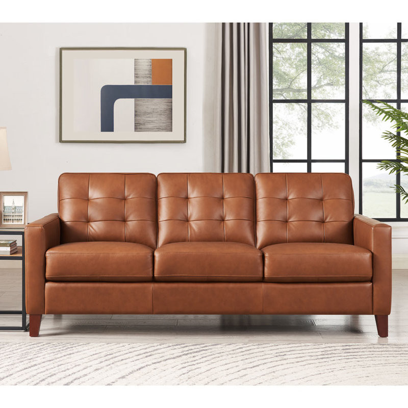 Norda 79.5'' Leather Sofa