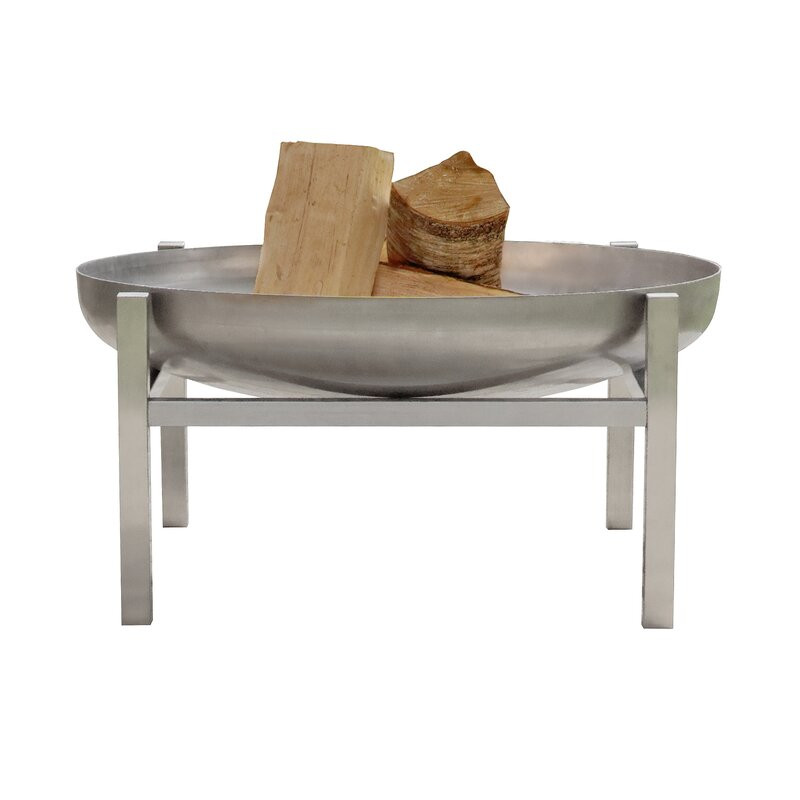 Redekar Stainless Steel Wood Burning Fire Pit