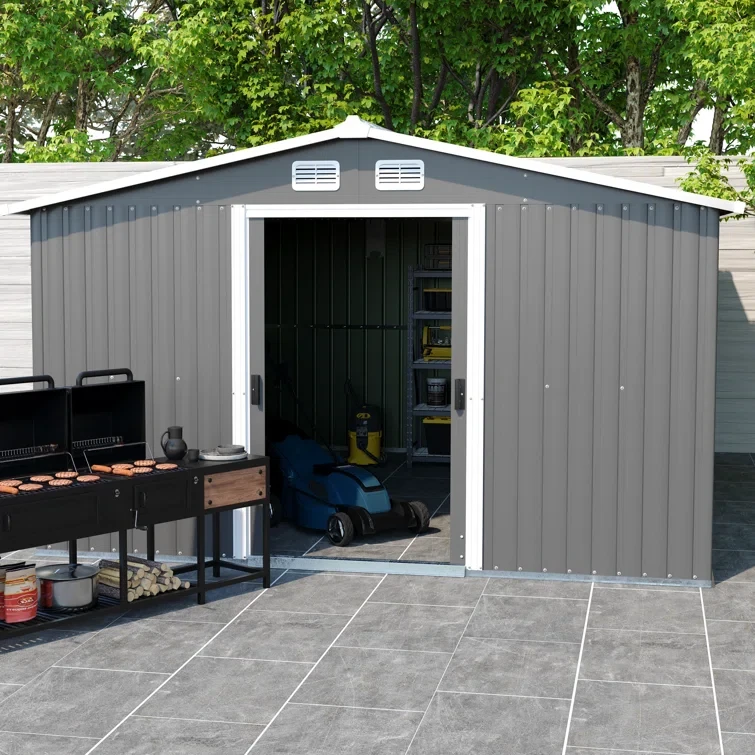 Metal Outdoor Storage Shed 10FT x 12FT