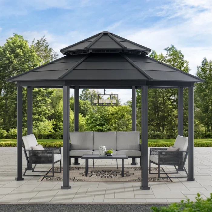 15 ft. W x 15 ft. D Patio Gazebo