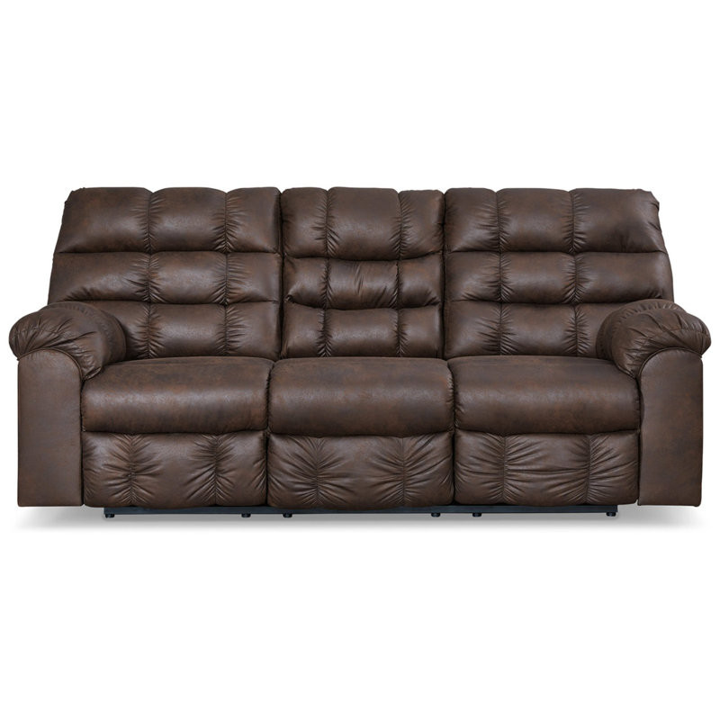 Gallegos Reclining Sofa With Drop Down Table