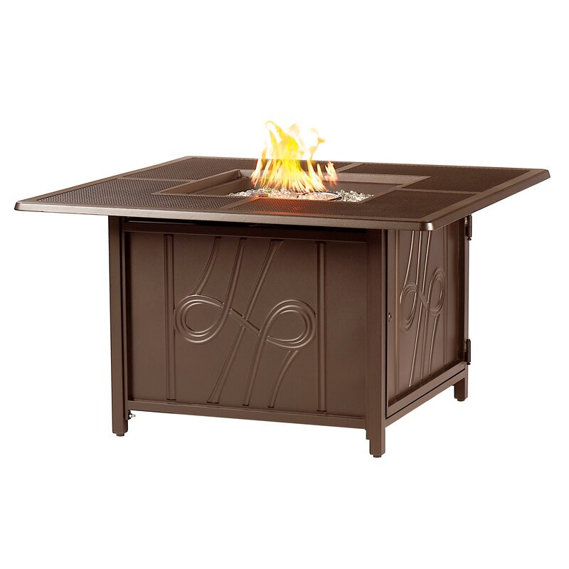 Fenella Aluminum Propane Fire Pit Table