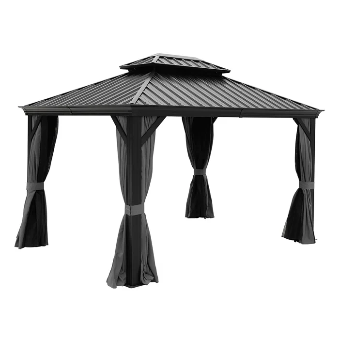 12 Ft. W x 9 Ft. D Aluminum Patio Gazebo