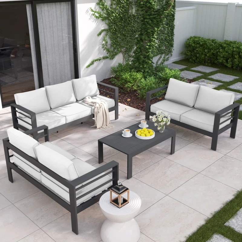 7-Person Outdoor Seating Group With Cushions