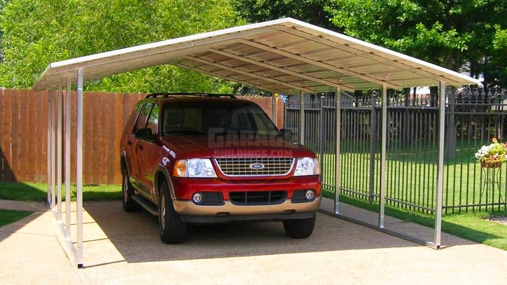 Metal Garage 12'x21' Metal Carport