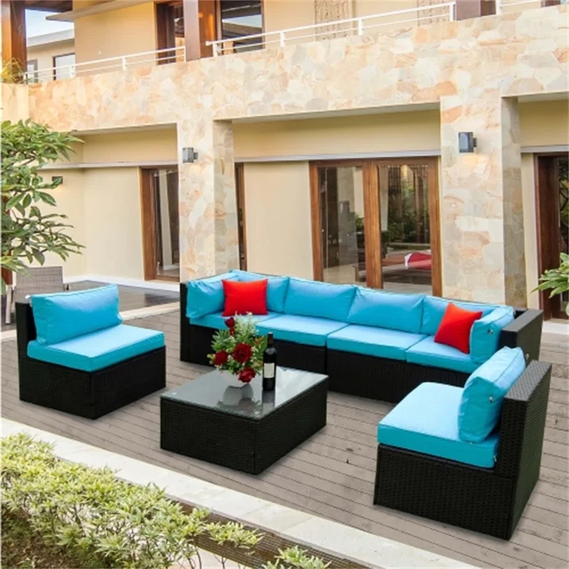 Londell 6 - Person Outdoor Seating Group with Cushions