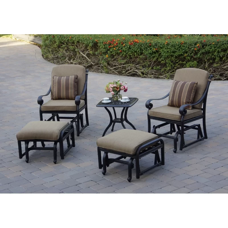 Byrge 2 - Person Outdoor Seating Group with Cushions