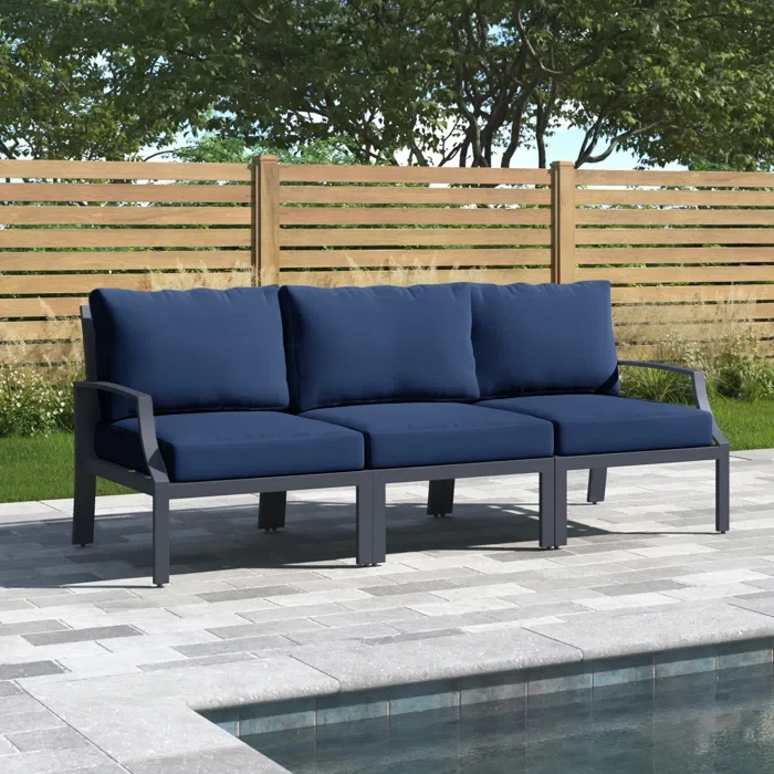 Analyssia 3 - Person Outdoor Seating Group with Cushions