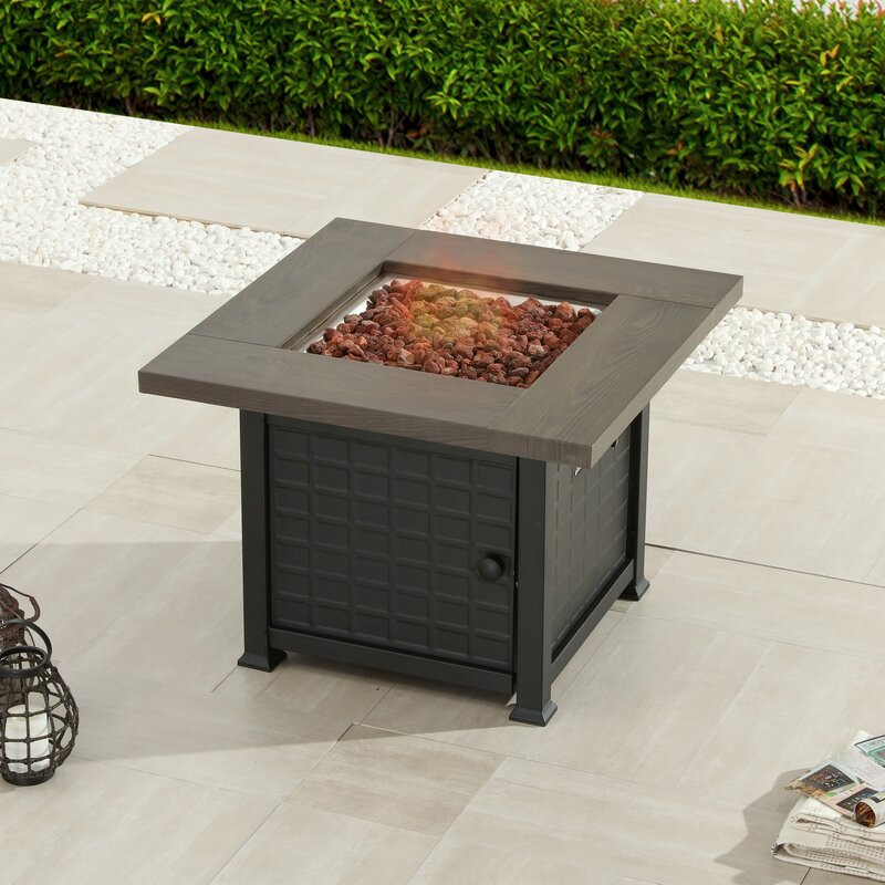 Pointer Steel Propane Fire Pit Table