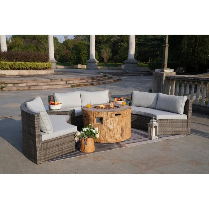 Arrika 6 - Person Outdoor Seating Group with Cushions