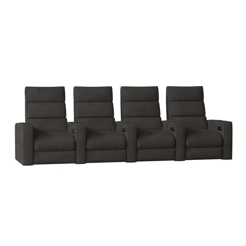 Dream HR Series Upholstered Power Reclining Home Theater Seating with Cup Holder