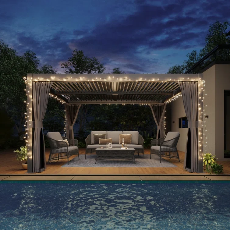 13 Ft. W Aluminum Pergola