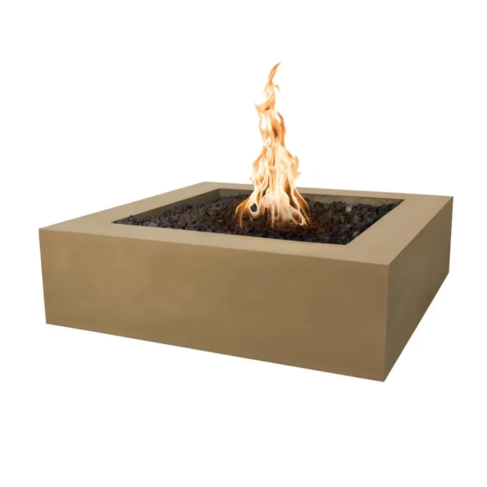 12" H x 42" W x 42" D Quad 12" Concrete Propane/Natural Gas Fire Pit