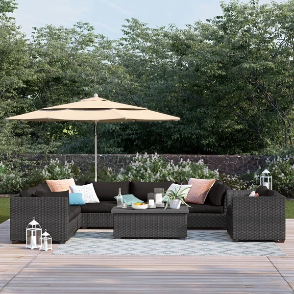 Anastase 7 - Person Outdoor Seating Group with Cushions