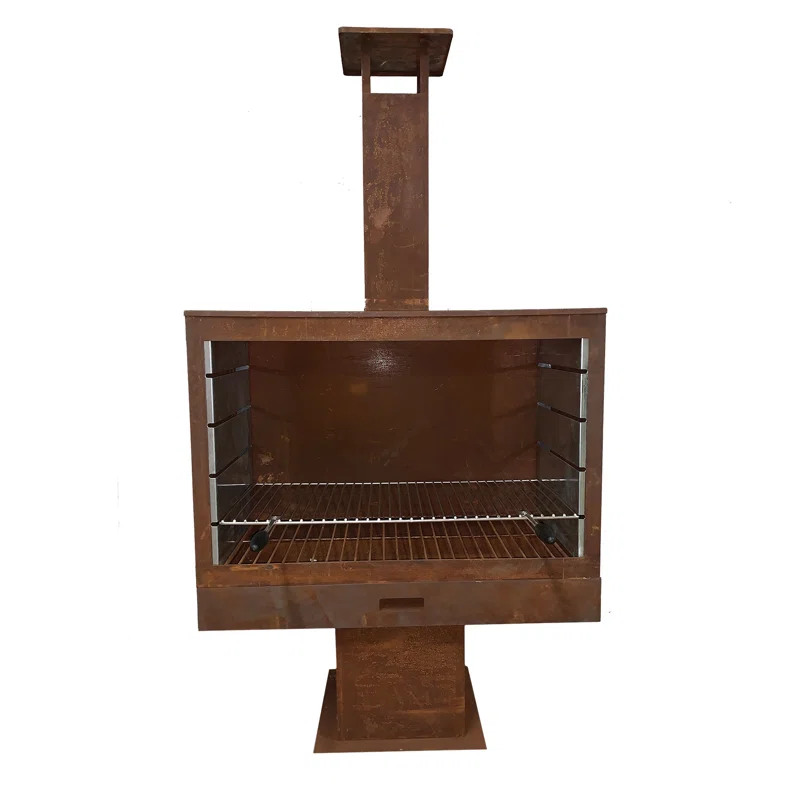 Brennyn 63.5'' H Wood Burning Outdoor Outdoor Fireplace