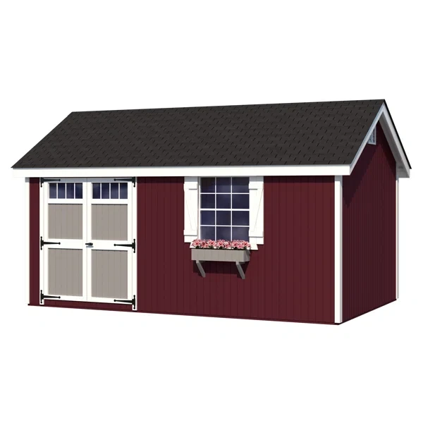 10.4' x 12' x 16' Colonial Pinehurst Storage Shed