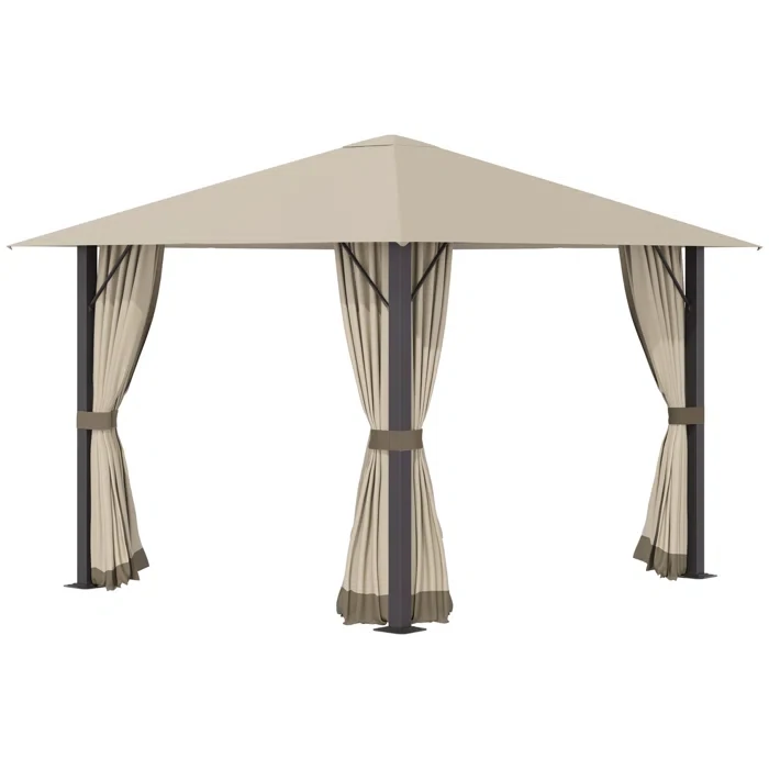 Sigmut 10 Ft. W x 10 Ft. D Metal Patio Gazebo