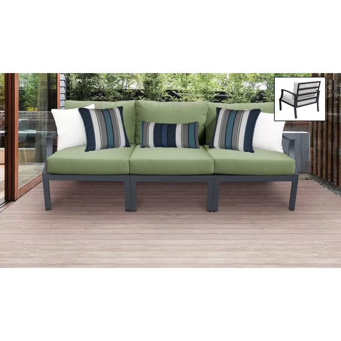 Analyssia 3 - Person Outdoor Seating Group with Cushions