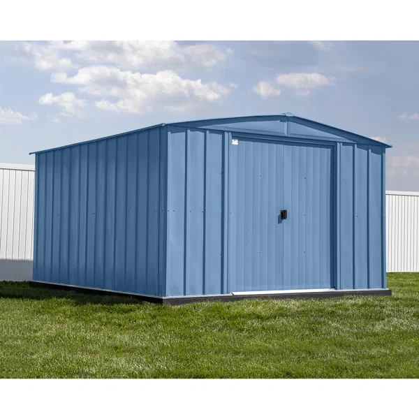 10 ft. W x 13 ft. 5 in. D Steel Vertical Storage Shed